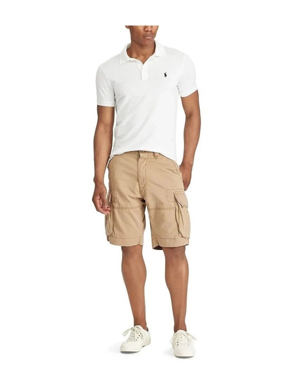 NWT Polo Ralph Lauren 10.5-Inch Gellar Classic Fit Cargo Short Tan Mens Size 31
